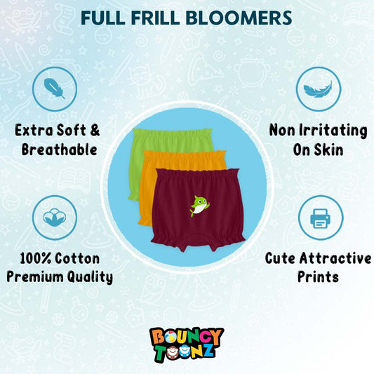 3pc Combo Frill Bloomer Pack 2