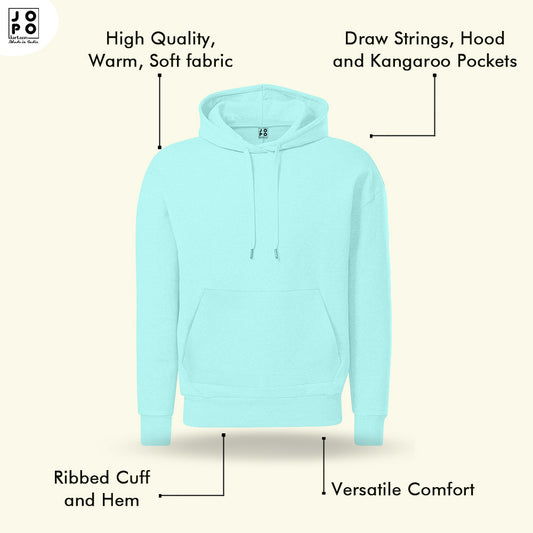   Teal Blue Hoodie for Women
