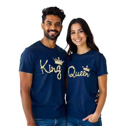 King Queen Couple Tshirts