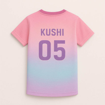 Kids Jersey Back Print  Mermaid Print