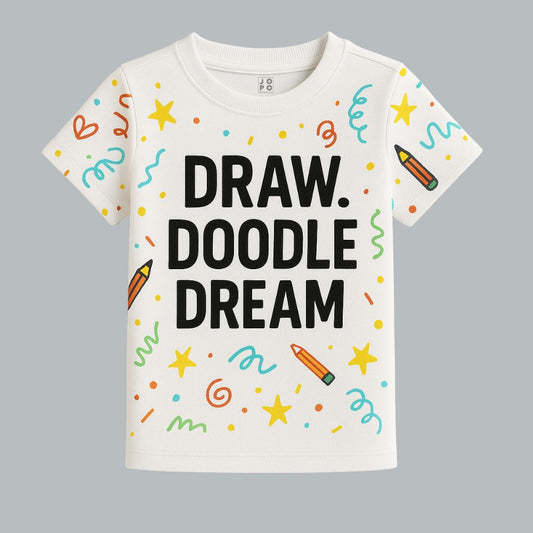 DRAW. DOODLE DREAM Printed Kids Jersey