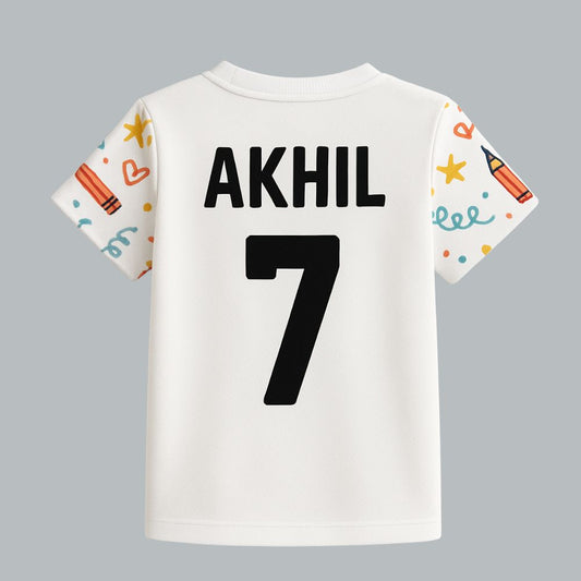 Kids Jersey Name Number Print