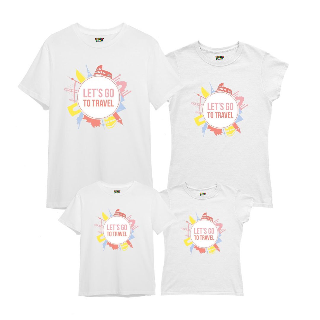 Family tshirt combo  White
