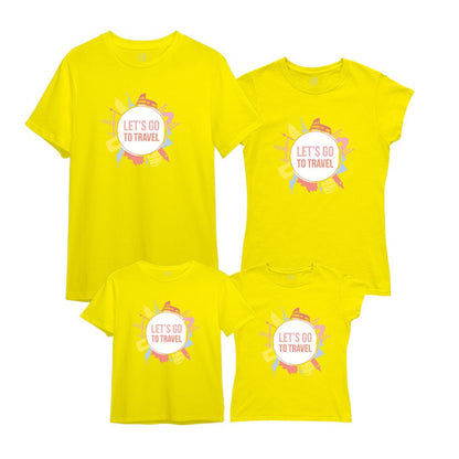 Family tshirt combo Yellow