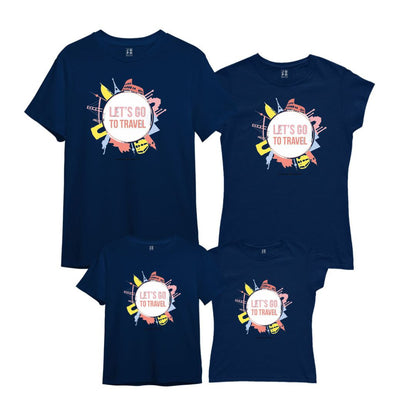 Family tshirt combo Navy