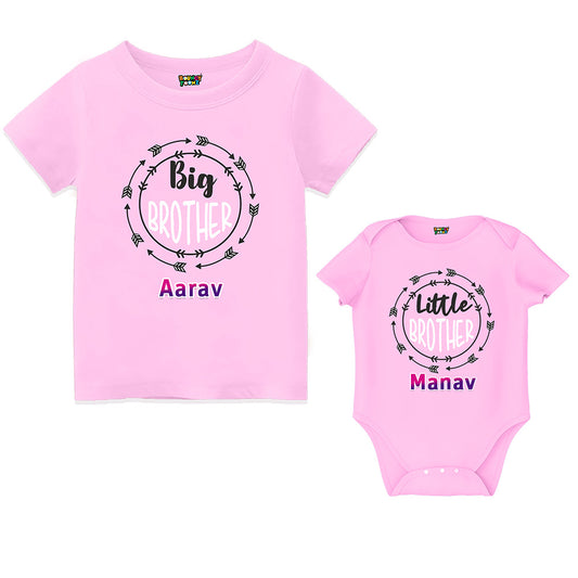 Big Brother and Little Brother T-shirt and romper combo – perfect Rakhi gift 2025 for celebrating sibling love in vibrant style