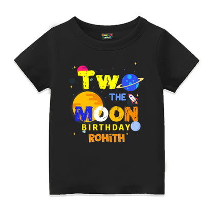 Space Themed Birthday Customised Tshirts for Kids