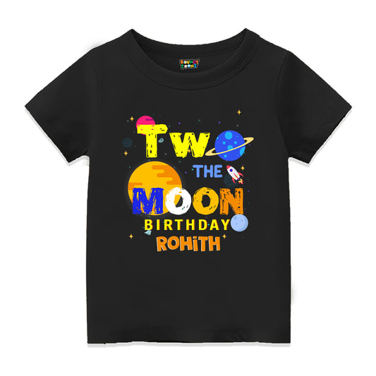 Space Themed Birthday Customised Tshirts for Kids