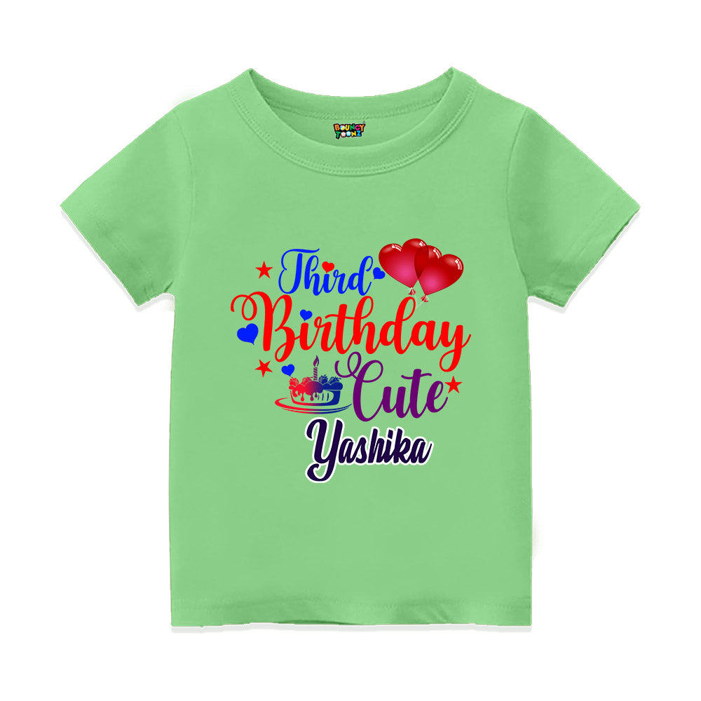 Name/Age Personalised Theme Tshirts for Kids