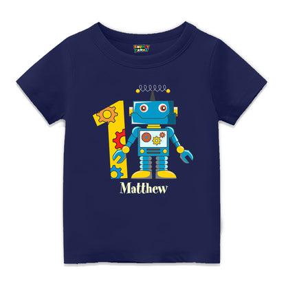 Robot Theme Customised Kids Tshirts