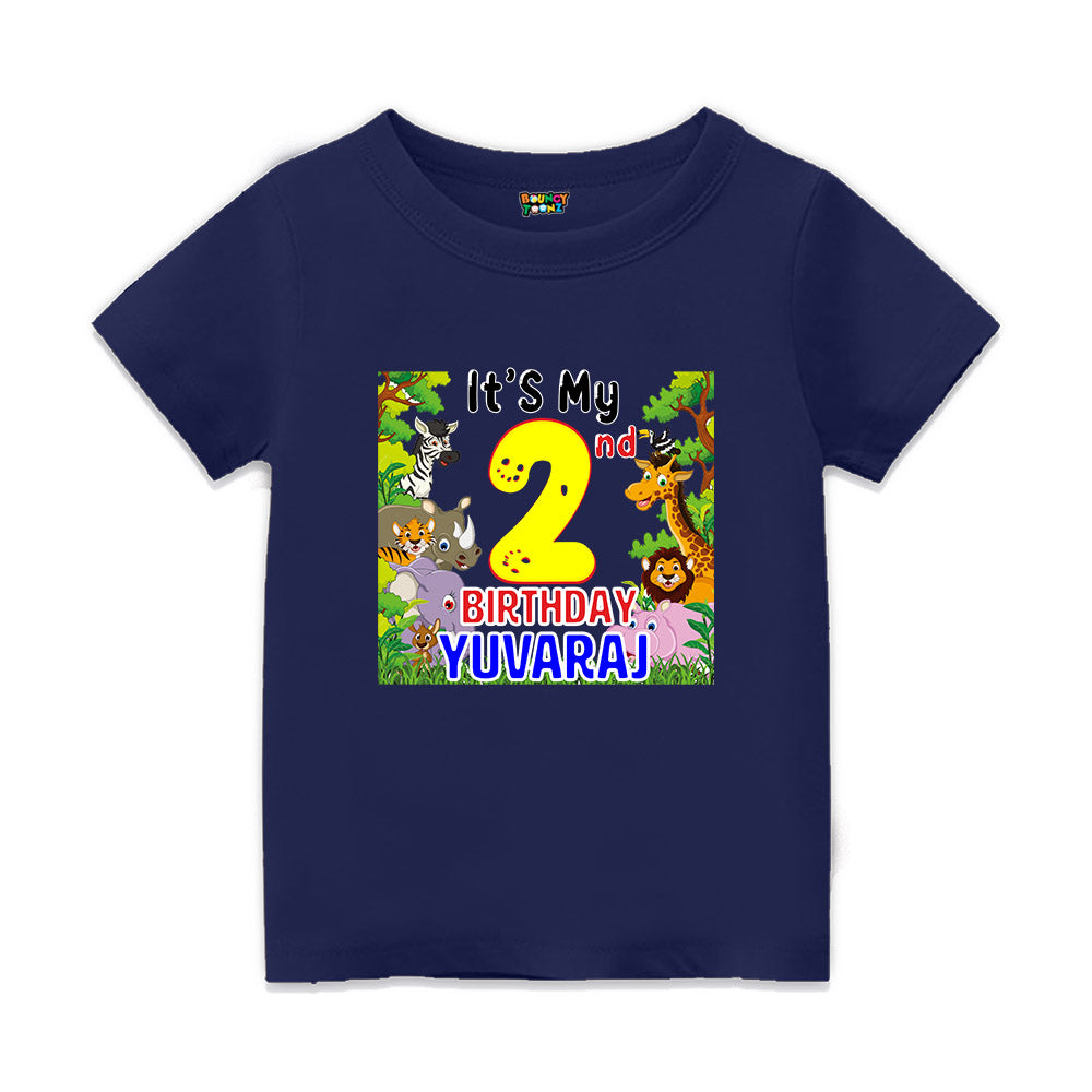 Jungle Theme Customised Tshirts for Kids