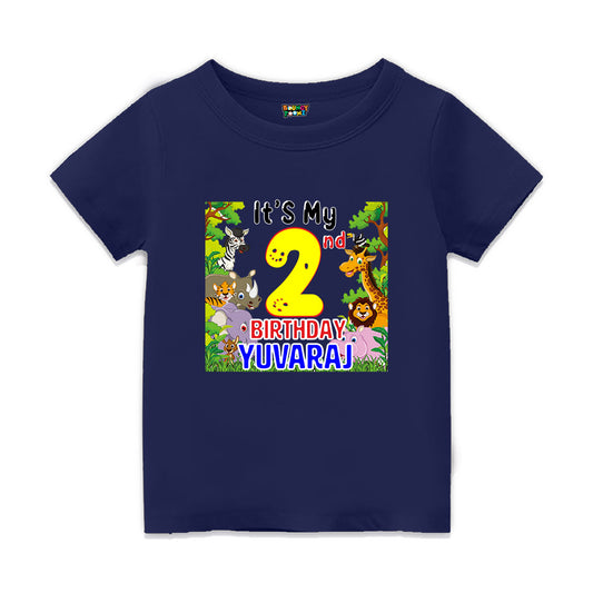 Jungle Theme Customised Tshirts for Kids