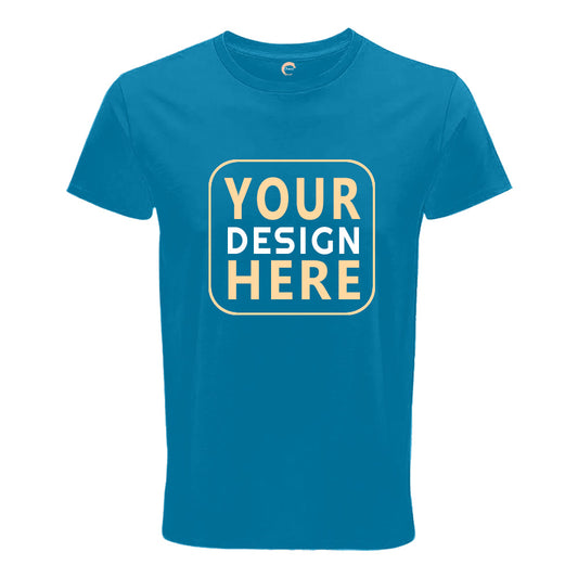 own design on t shirt for women best outfit for outdoor photoshoot Custom image blue green