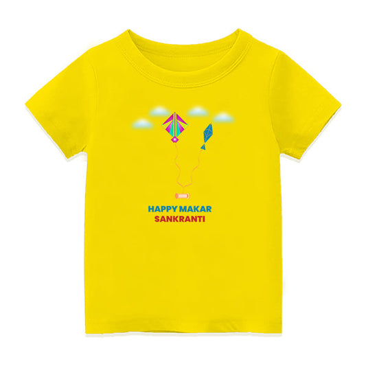 Personalized Pongal T-Shirt for Family | Custom Name Print - YELLOW - 6-12M  (20in Chest)