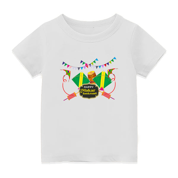 Personalised Pongal T-Shirt for Men, Women & Kids - WHITE - 6-12M  (20in Chest)