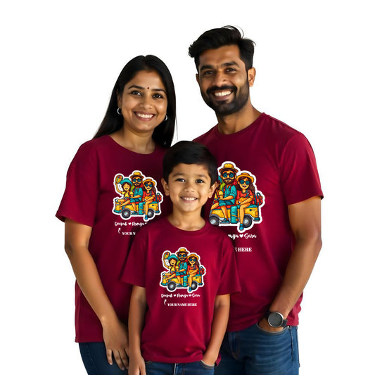 Customized t shirt India online Maroon