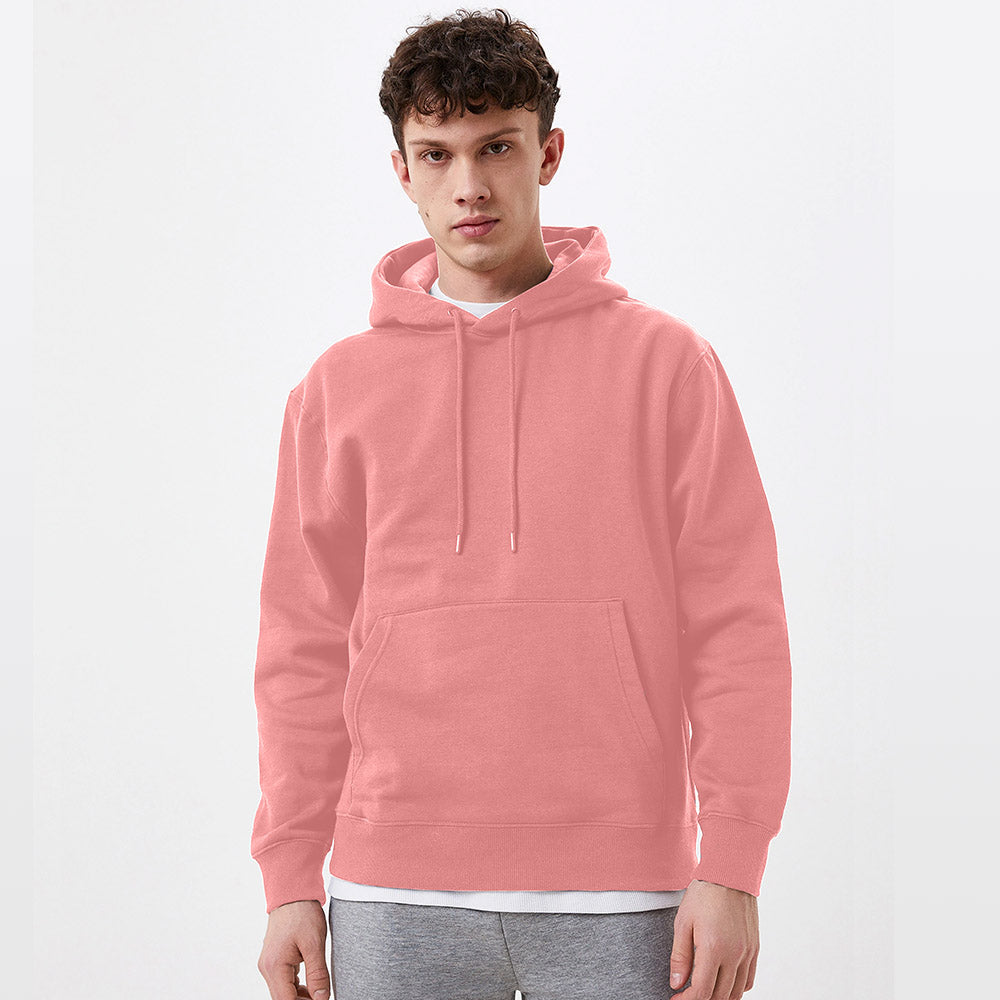   Peach Hoodie for   Men
