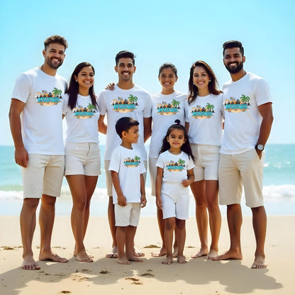 Maldives Printed Matching Vacation Group T-Shirts