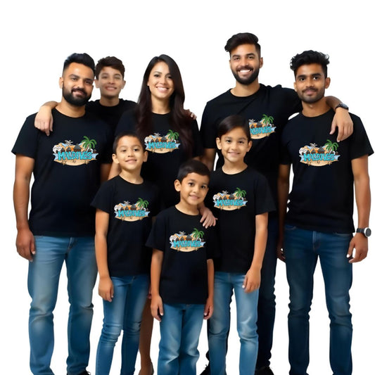 Maldives Printed Matching Vacation Group T-Shirts