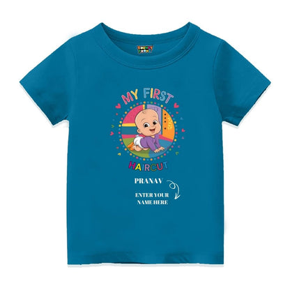 My First Haircut Kids Customised TShirts