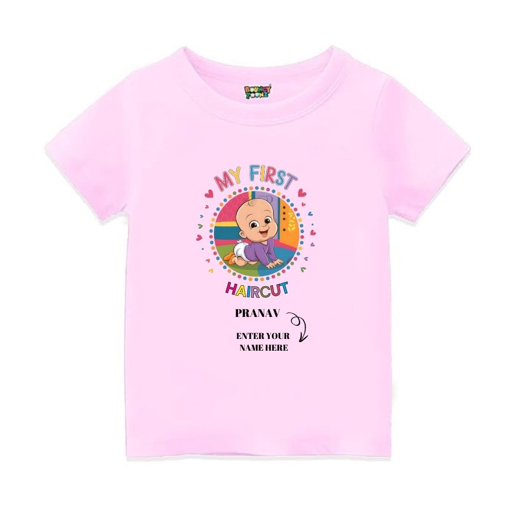 My First Haircut Kids Customised TShirts