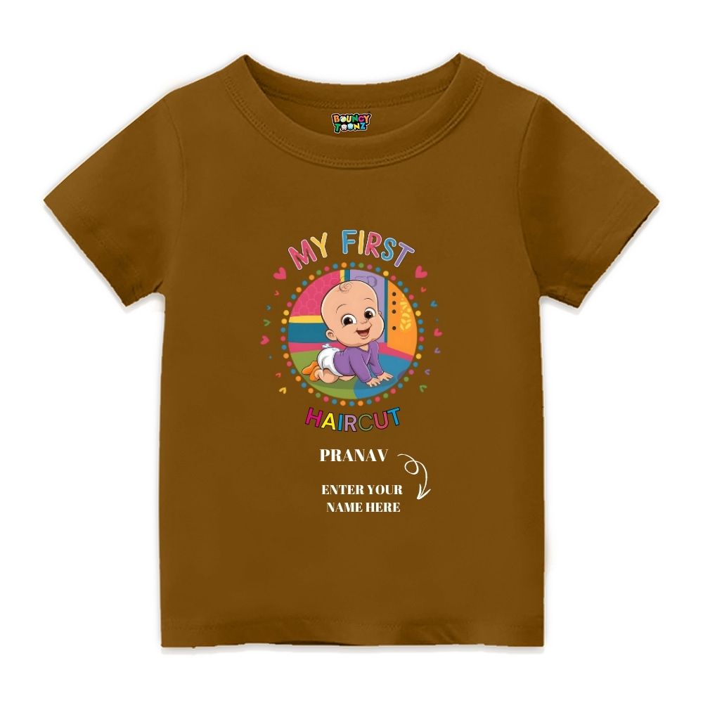 My First Haircut Kids Customised TShirts