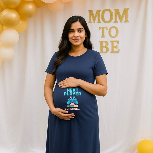 Navyblue Maternity dress  'Next Player Loading' 