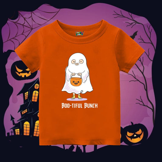 Orange haloween Kids Tshirt