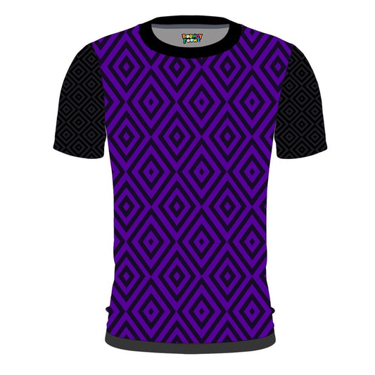 Customised Purple and Black Unisex Jersey 