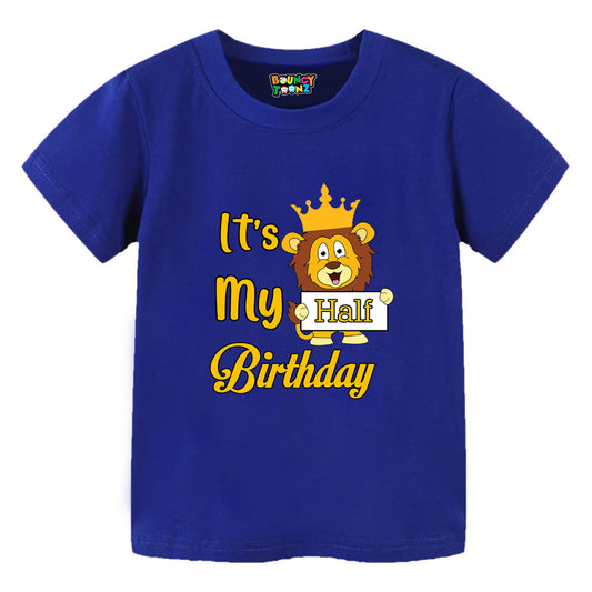Half Birthday Lion Tshirt/Onesie