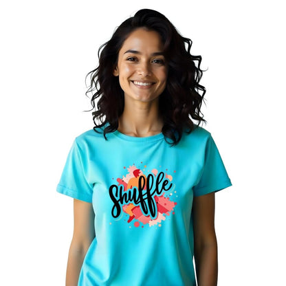 Shuffle - Bold & Energetic Women Casual Tees