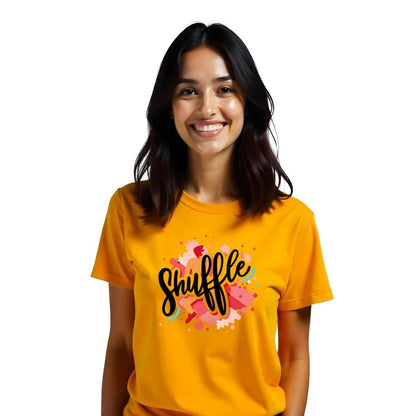 Shuffle - Bold & Energetic Women Casual Tees