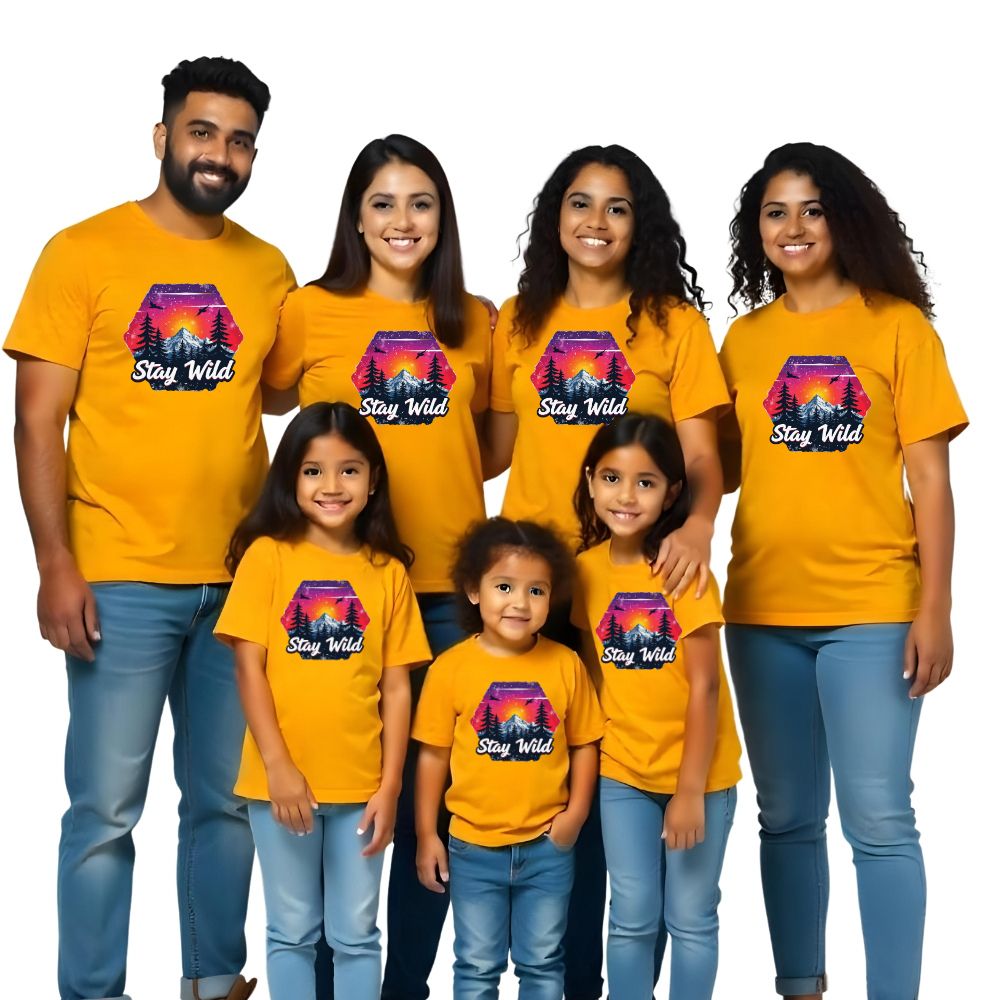 Stay WIld Group Family Vacation Tshirts