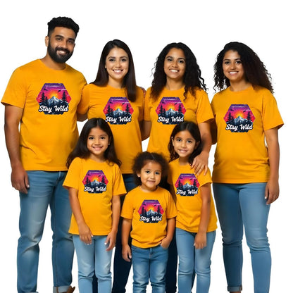 Stay WIld Group Family Vacation Tshirts