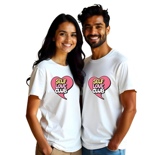 Self Love Club Couple Tshirts