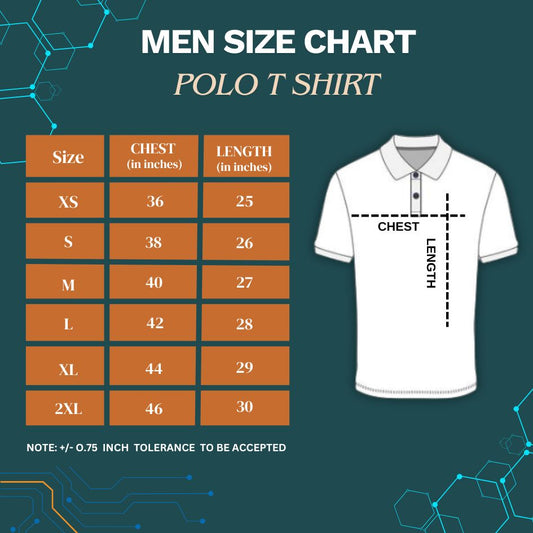 Men’s NavyBlue Basic Polo T-Shirt – Cotton Collar Tee | Regular Fit