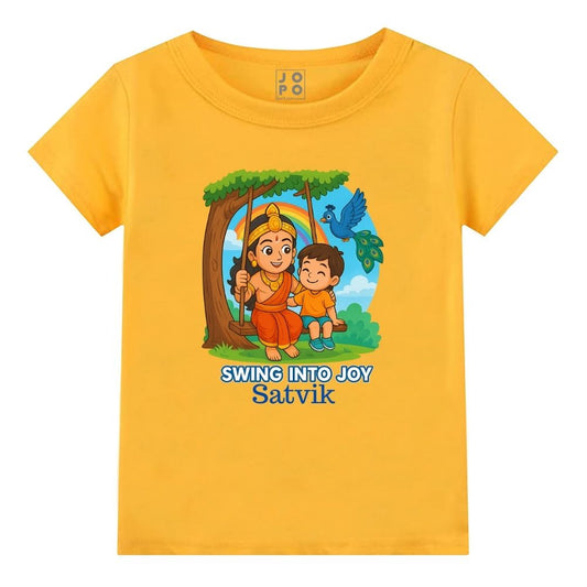 Swing Into Joy Mustard Balamuruga TShirt