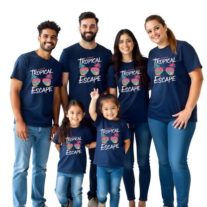 Tropical Escape Matching Family Tshirts