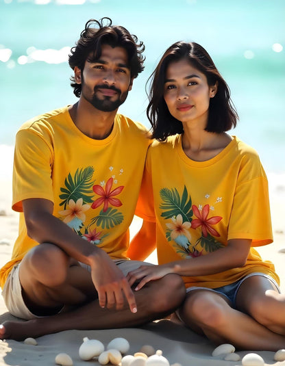Tropical Couple Tshirts for Couple