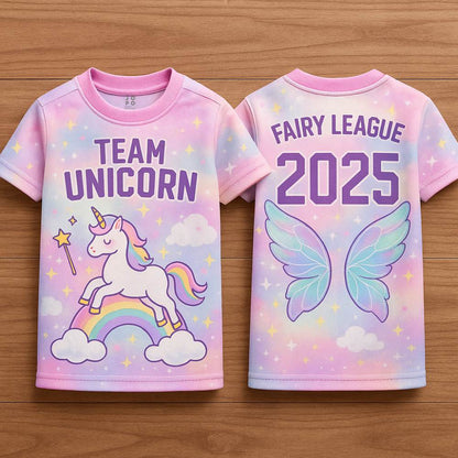 Unicorn and Fairy Design Kids Jersey
