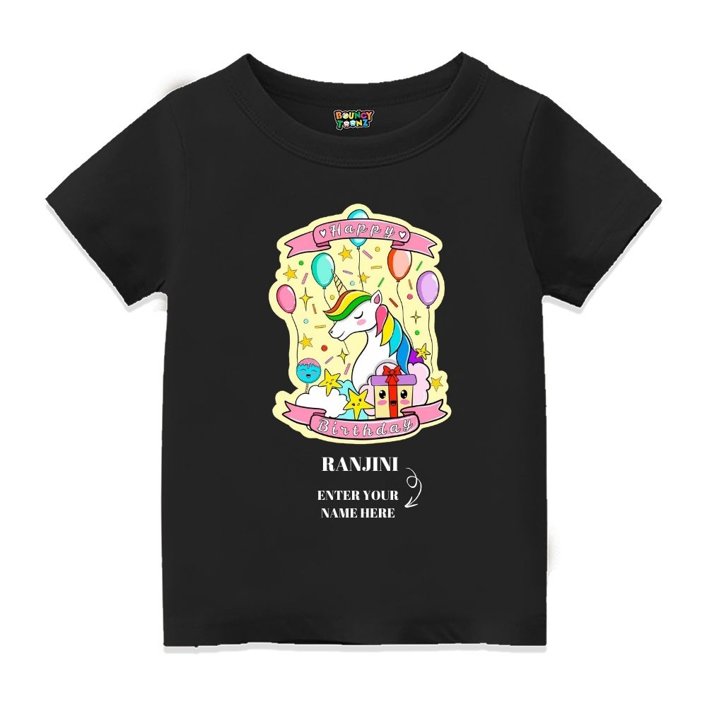 Unicorn Birthday Kids Tshirts