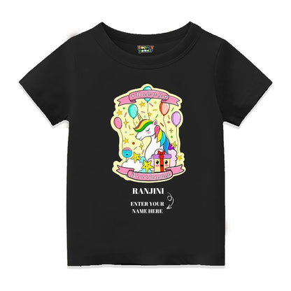 Unicorn Birthday Kids Tshirts