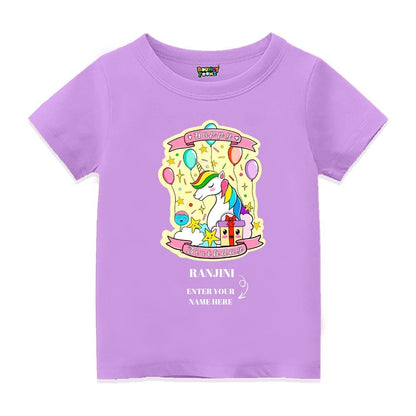 Unicorn Birthday Kids Tshirts