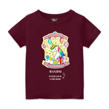 Unicorn Birthday Kids Tshirts