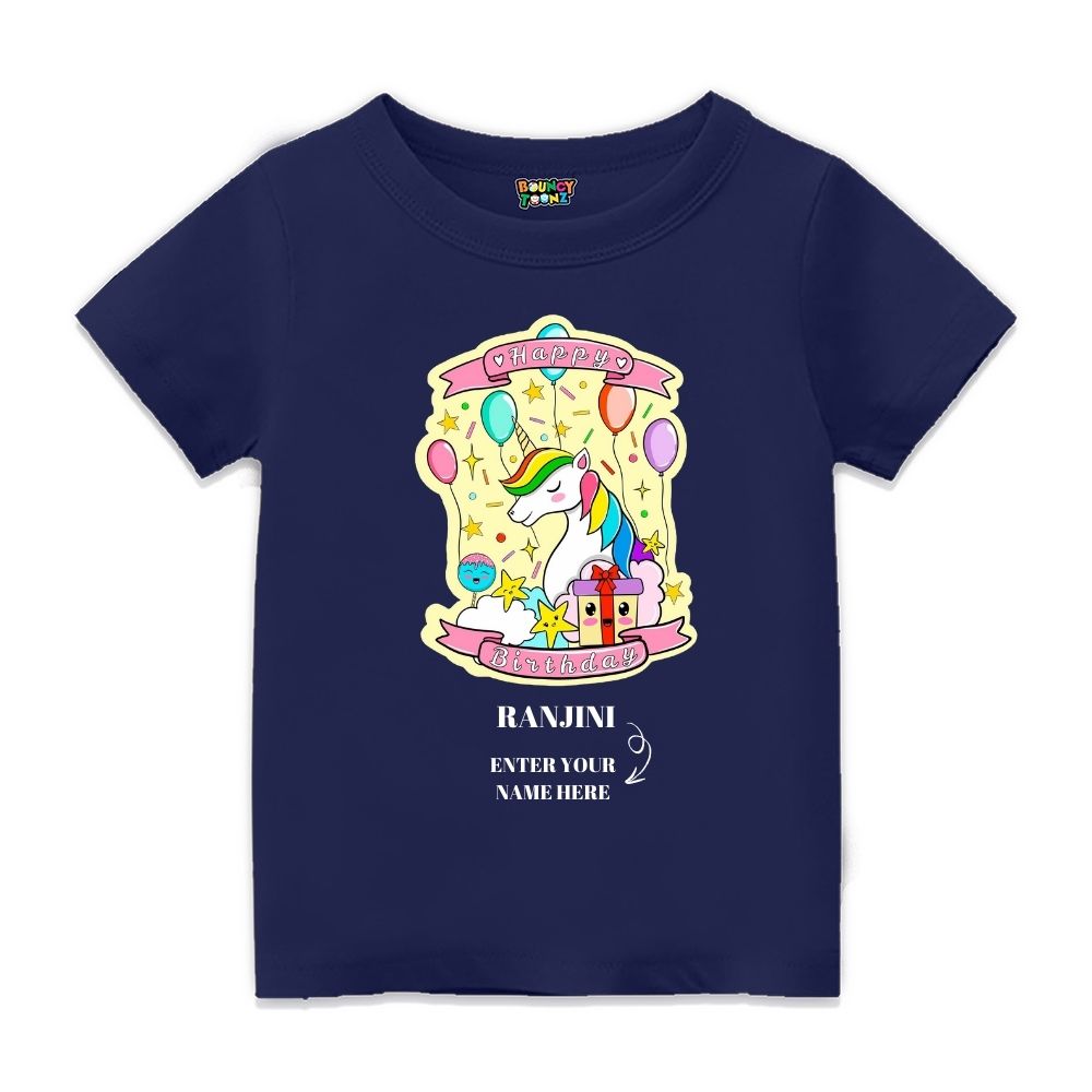 Unicorn Birthday Kids Tshirts