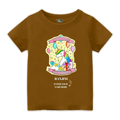 Unicorn Birthday Kids Tshirts
