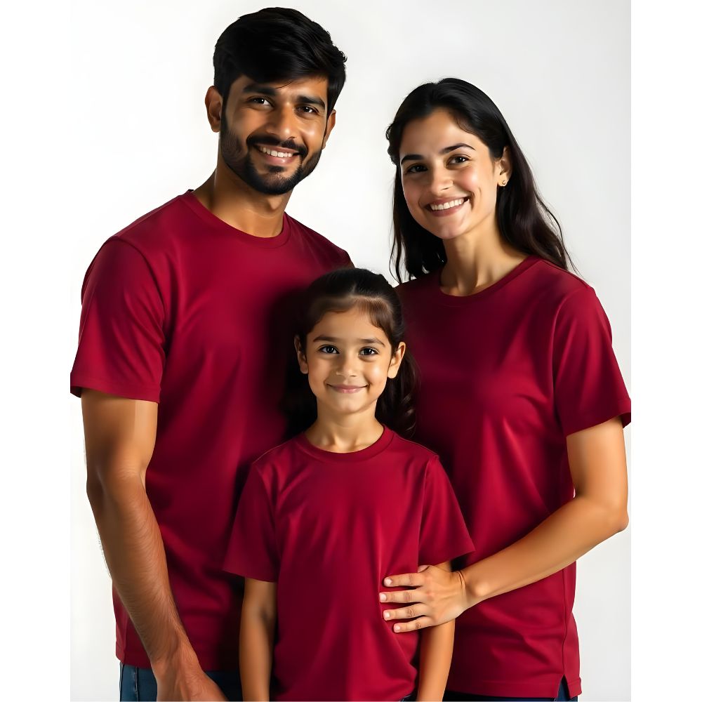 Personalised t shirt online India Maroon
