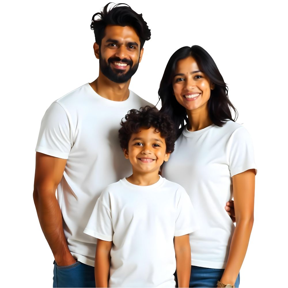 Personalised t shirt online India White
