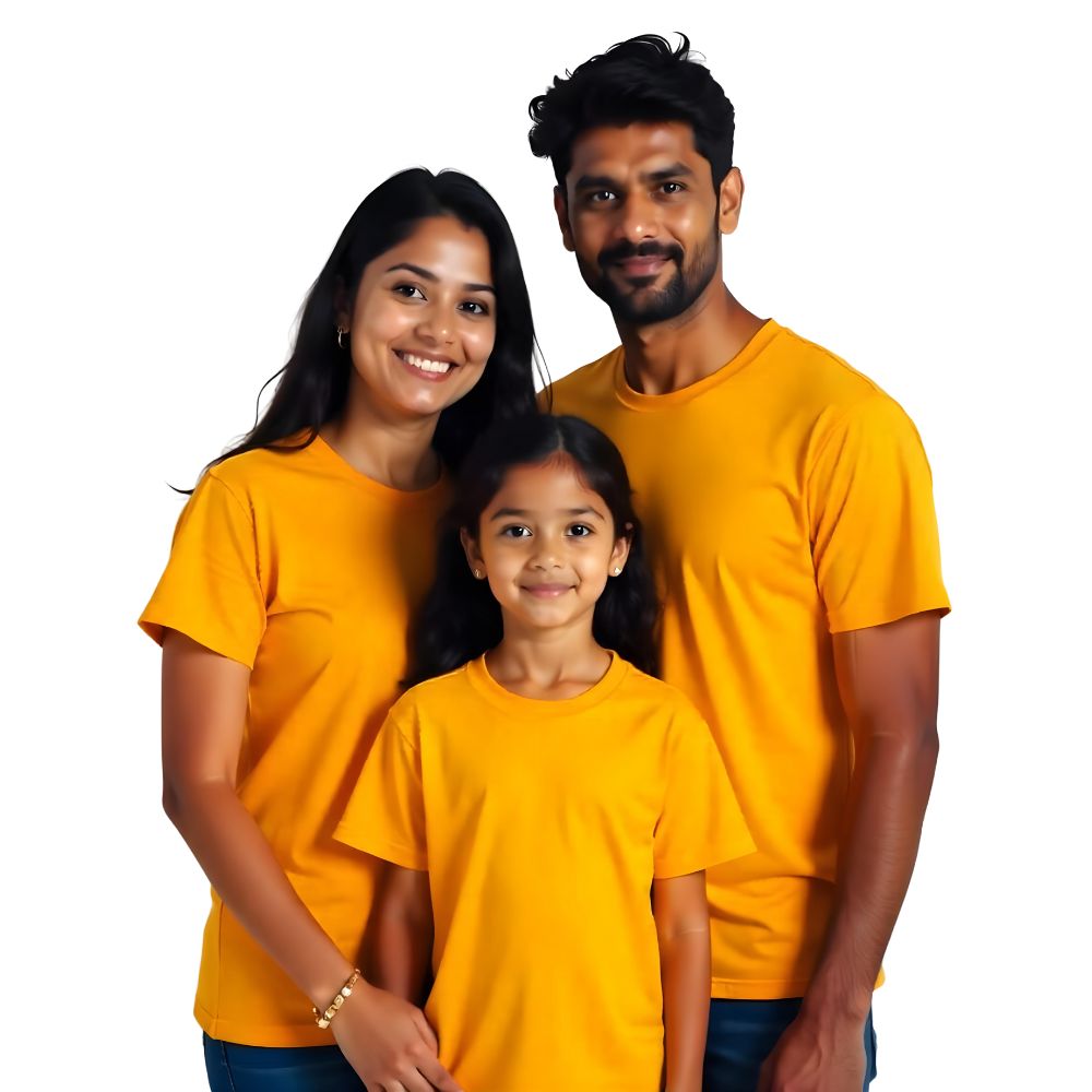 Personalised t shirt online India Mustard