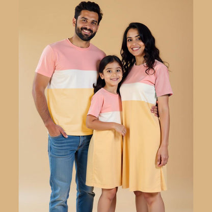 Personalized t shirts online India pastelpeach-beige